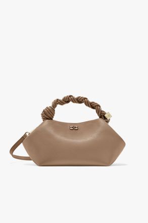 Ganni Coca Mocha Small Bou Bag in Brown