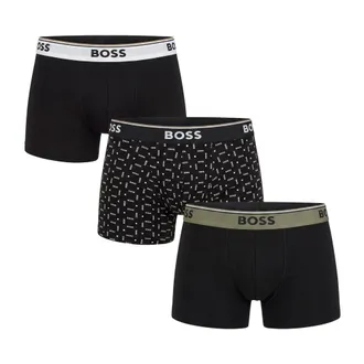 HUGO BOSS Ondergoed, Heren, Veelkleurig, S, Katoen, Boxer Br 3P Power Des
