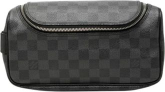 Louis Vuitton Pre-owned Damier Pouch - unisex - Pre-owned - Zwart - Maat: ONE Size
