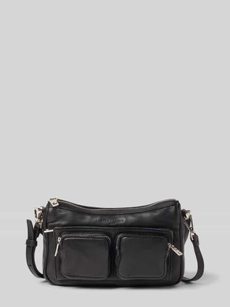 Liebeskind Umh&auml;ngetasche aus Leder mit Logo-Detail Modell Maia in Black, Gr&ouml;&szlig;e 1