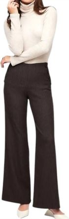 Fifteen Twenty Stripe Button Pocket Pants In Pinstripe Brown