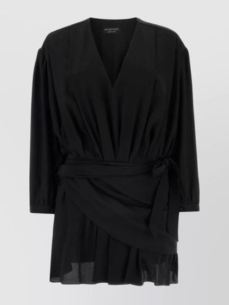 Balenciaga silk mini dress