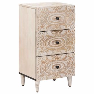 vidaXL Aparador Con Caj&oacute;n 40 X 33,5 X 75 Cm Madera De Mango Maciza Vidaxl