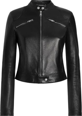 Dolce & Gabbana Giacca biker in pelle - Nero