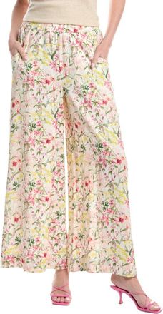 Vince Camuto Wide Leg Linen-Blend Pant