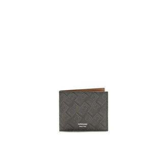 Ferragamo Cartera Plegable Estampada Gancini - Accessories - Hombre - Gris - ONE SIZE