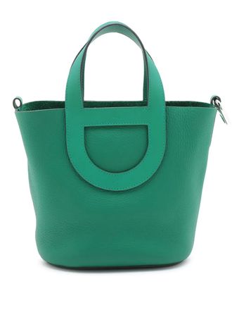 Herm&egrave;s 2024 Clemence and Swift In The Loop 18 handbag - Verde