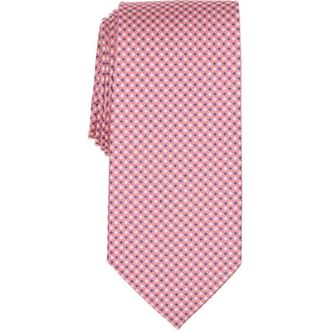 Brooks Brothers Neat Dot & Square Silk Blend Tie in Coral at Nordstrom Rack