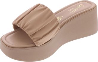 Seychelles Womens Seychelles Coney Island Sandals Vachetta Leather Wedge Heel HTAT197
