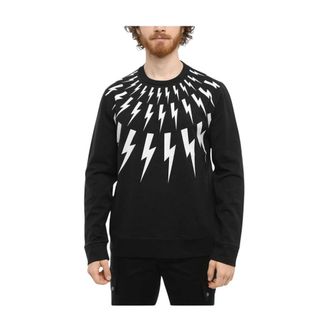 Neil Barrett Heren, Sweatshirts & Hoodies, Zwart, Maat: 2XL