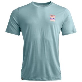 Ortovox 140 Cool Mountain Gradient T-Shirt Merinoshirt f&uuml;r Herren | grau