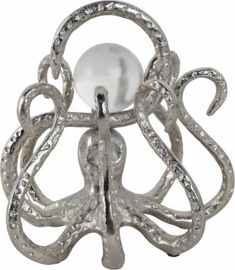 Sagebrook Home 8In Octopus With Acrylic Ball