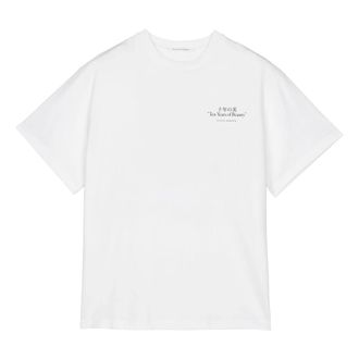 Cecilie Bahnsen T-Shirts, female, White, Size: XS Ace T-Shirt