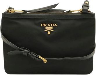 Prada Pre-owned Pochette in Nylon Vintage - - Pre-owned - Donna - Nero - ONE SIZE
