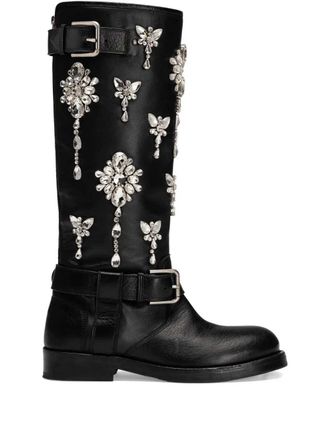 Dolce & Gabbana Strassstiefel