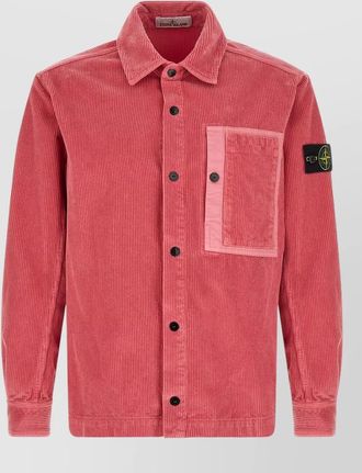Stone Island corduroy shirt jacket