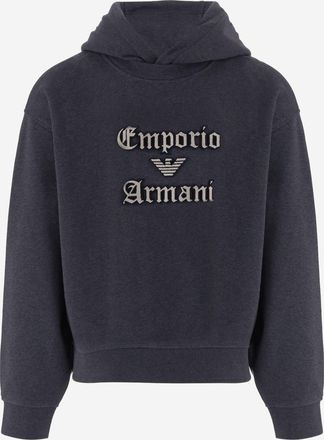 Emporio Armani katoenen hoodie met logo