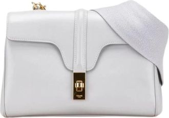 Celine Pre-owned Cross Body Bags, female, Gray, Size: ONE SIZE Pre-owned Vintage Cross Body Bag