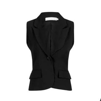 Anne Fontaine Varly Vest in Black at Nordstrom, Size 36 Eu