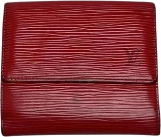 Louis Vuitton Pre-owned Wallets, female, Red, Size: ONE SIZE Pre-owned Leather Wallet