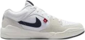 Nike Jordan Nike Jordan Stadium 90 Sneaker in White / Midnight Navy Suede Men Low-Top