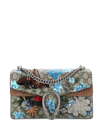 Gucci Dionysus Bag Embroidered Printed GG Coated Canvas Small shoulder bag - Marrone