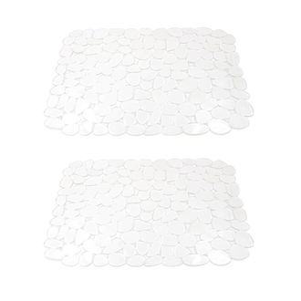 OEM Alfombrillas Suaves Y Antideslizantes Para Lavar Platos, 2 Unidades, Transparentes