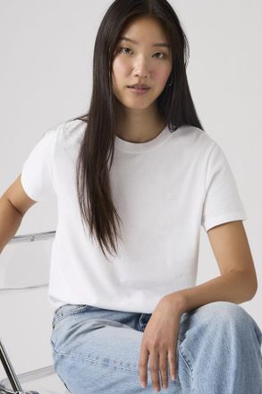 Levi's Camiseta con cuello de pico en algod&oacute;n Favorite - Mujer - 2XS - Negro / Anthracite Night