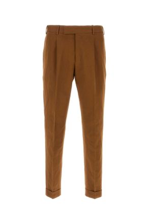Pantaloni Torino Caramel Stretch Cotton Pant