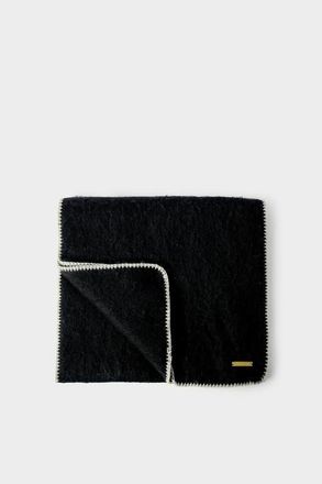 Katie Loxton Whipstitch Scarf in Black at Nordstrom