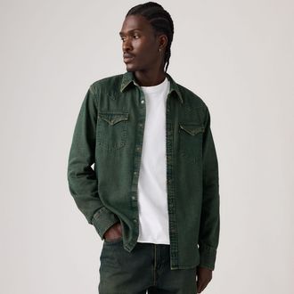 Levi's Barstow Standard Fit Western Shirt - Mens - XL - Black