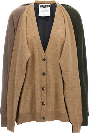 Moschino Multicolor 4-sleeve cardigan