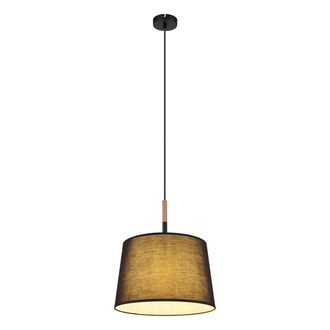 Globo Lighting L&aacute;mpara Colgante - Kikki - Negro - Metal - &Oslash; 38cm - E27 - - Globo