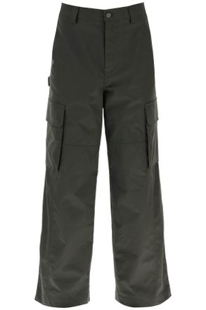 Valentino Garavani Olijfgroene polyesterblend cargobroek