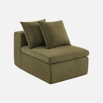 Sweeek M&oacute;dulo Para Sof&aacute; Modular De Tela Chenilla