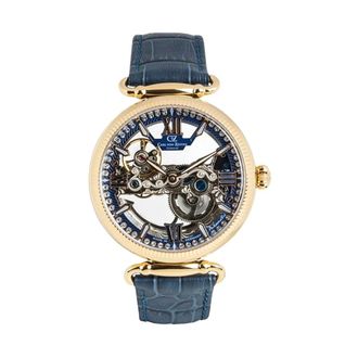 Carl von Zeyten H&auml;usern Skeleton Cvz 0083Gbls - Dames - Horloges - Blauw - ONE Size - Accessoires