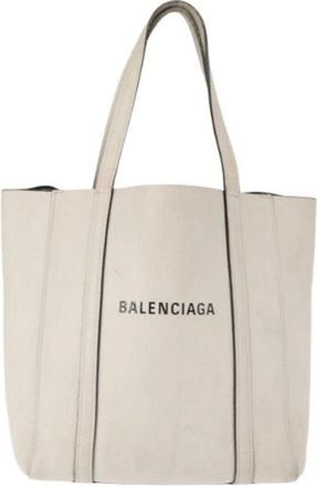 Balenciaga Pre-owned Tote Bags, female, White, Size: ONE SIZE Pre-owned Vintage Tote Bag