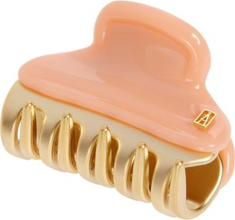 Alexandre de Paris Small Hair Clip in Orange at Nordstrom