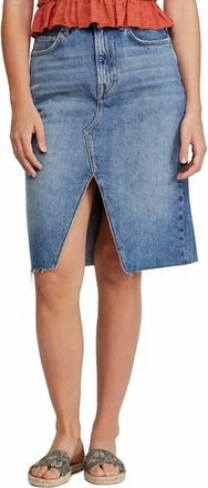 Free People Suzanne Denim Skirt In Indigo