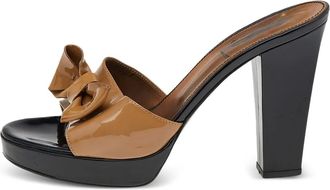 Saint Laurent 120mm leather heeled sandals - Neutrals