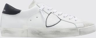 Philippe Model Sneakers basse Paris in pelle con effetto usurato e logo Scudetto