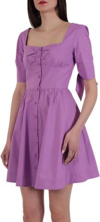 Pinko Pinko, Kleedjes, Dames, Paars, L, Assolto Popeline Shirt Dress