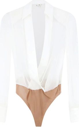 Elisabetta Franchi Mujer, Camisetas, Blanco, Talla: M