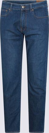 Incotex Blue Cotton Jeans