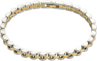 Sterling Forever Dainty Watchband Chain Bracelet in Dual Tone at Nordstrom Rack, Size Medium