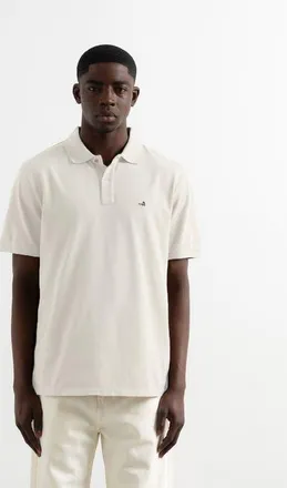 Edmmond Studios Duck Logo Piqu&eacute; Polo Shirt in Plain Off White at Nordstrom, Size Xx-Large