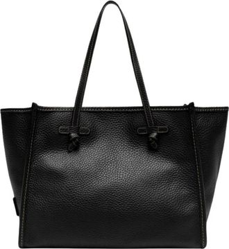 Gianni Chiarini Marcella Tote Bag - Dames - Shoppers - Zwart - ONE Size - Leer - Tassen