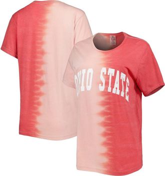 Gameday Couture Womens Gameday Couture Scarlet Ohio State Buckeyes Find Your Groove Split-Dye T-Shirt at Nordstrom, Size Small