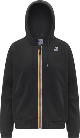 K-Way Hoodie Full Zip - Heren - Vesten met rits - Zwart - L - Hoodies & sweatvesten
