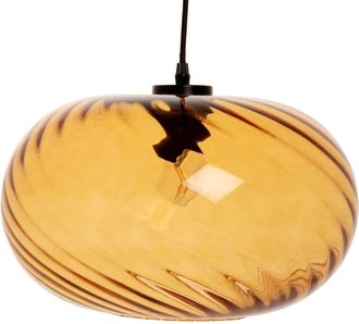 Maisons du monde Lámpara de techo de cristal en ámbar